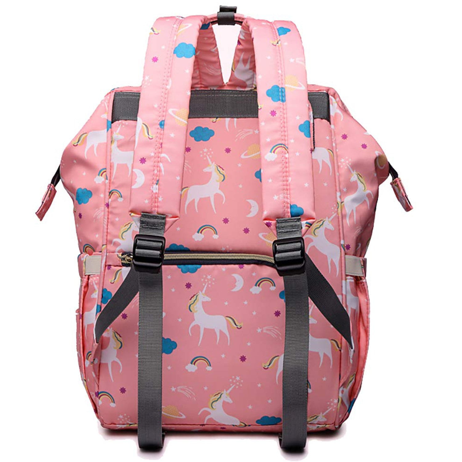 Diaper Bag Backpack Baby Bag Multifunction Maternity Travel Changing Pack Water Resistant Nappy Tote Pink Unicorn