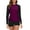 Purple, variant on Lovskoo 2024 Women Rash Guard Long Sleeve Swimsuit Long Sleeve Tops and Shorts Diving Suit Bathing Suit Summer Beach Surfing Swimwear Blue
