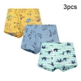 thumbnail image 2 of Esaierr Toddler Boys Underwear Cotton Boxer Briefs 3-Pack Soft Baby Boxer Shorts for Cartoon Dinosaur Four Seasons Panties for Kids 3T-7T, 2 of 5