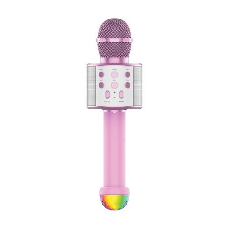 PartyMic Karaoke Microphone Bluetooth Speaker - Pink