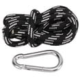 thumbnail image 2 of Hammock Tree Straps, High Strength Camping Hammock Rope   1.8m With Carabiner For Outdoor, 2 of 8