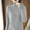 Gray, variant on Turtleneck Sweater for Women Solid Color Knitted Long Sleeve Tops Casual Loose Fit Pullover Basic Bottoming Tops Sweater