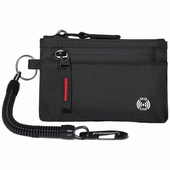 Slim Wallet Small Coin Purse with Card Holder Stylish Change Purse Water Resistant Card Case for Daily and Travel