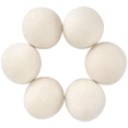 thumbnail image 1 of 6Pcs Wool Dryer Balls- Premium Natural - Made with Wool That Replaces Dryer Sheets - Lint Remover, 1 of 5