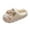 Beige, variant on Bow Buckles Slippers for Women Arch Support Moccasin Winter Shoes Ladies Indoor Warm Plush Bedroom Shoes with Faux Fur Lining Cozy Anti-Skid Rubber Sole for Ladies