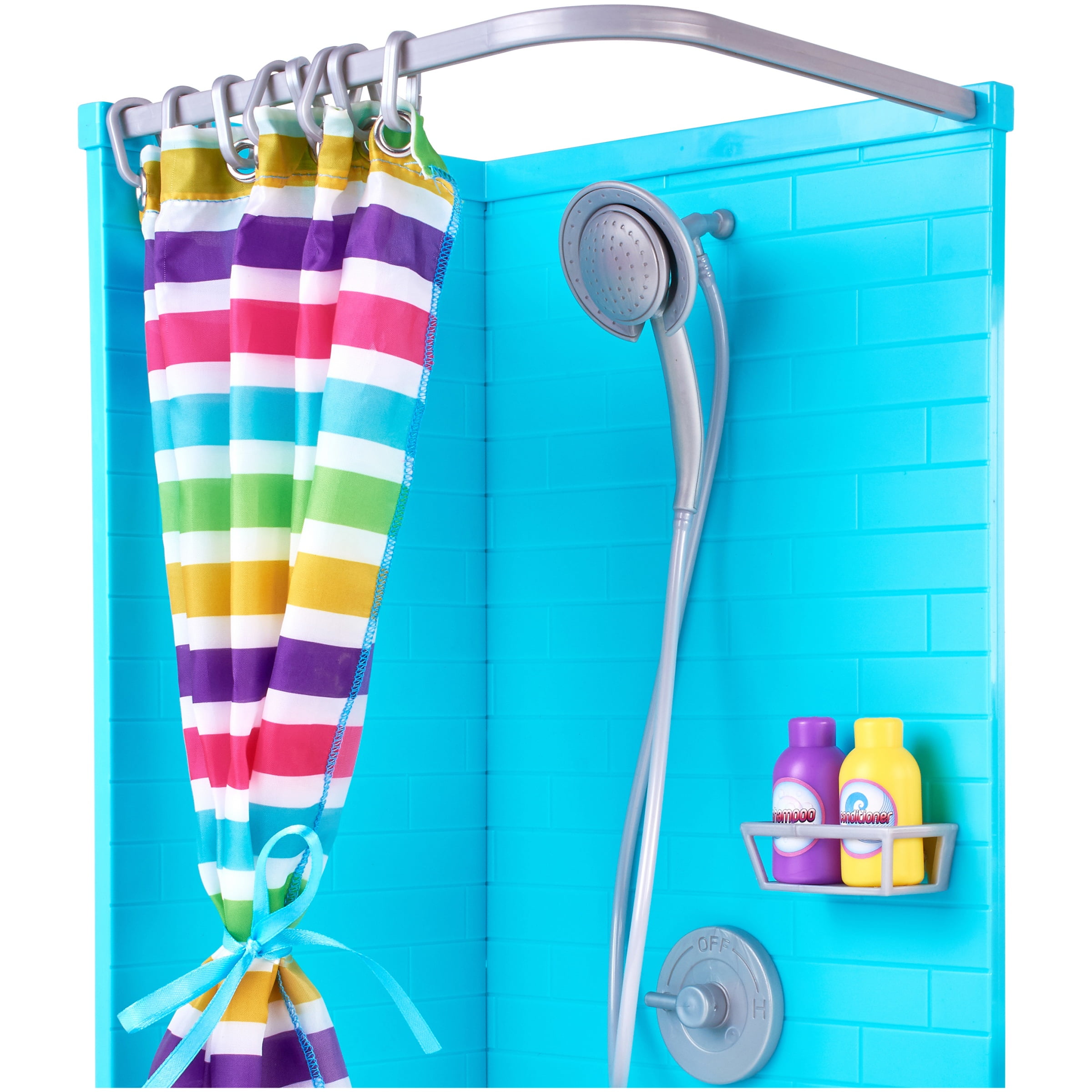 18in Doll BATHROOM SHOWER Set LIGHTUP VANITY for My Life As American