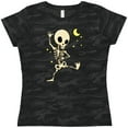 thumbnail image 3 of Inktastic Cute Dancing Skeleton Women's T-Shirt, 3 of 5