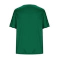 thumbnail image 4 of Neewe Womens Plus Size Pleated Tops Short Sleeve Summer Tunic Casual Loose Fit Crewneck Shirts Blouse 2026, 4 of 6