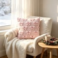 thumbnail image 5 of Yeciiwht Christmas Pillow Covers 18x18in，Knitted Bow Pillow Cases Decorative Throw Pillow Covers with Heart Accents for Home Christmas Decor, 5 of 6