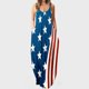 thumbnail image 2 of Maxi vestidos de mujer verano casual cuello en V sin mangas vacaciones playa bolsillos vestido largo Fridja hjkh6968, 2 of 5