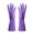 20-Purple, variant on FNGZ Apron Sleeve Long Rubber Warm Gloves Kitchen Dish Washing Cleaning Tool Hand Gloves Dishes Washing Gloves Latex Gauntlets