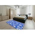 thumbnail image 4 of Ahgly Company Indoor Rectangle Patterned Jeans Blue Novelty Area Rugs, 7' x 10', 4 of 6