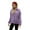 #389-Purple, variant on AUNVITO Women's Fall Fleece Half Zip Pullover Sweatshirt Hooded Long Sleeve Casual and Cozy Style