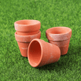 thumbnail image 2 of 20pcs Small Red Ceramic Flower Pot Terracotta Pot Clay Ceramic Pottery Planter, 2 of 8