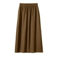 thumbnail image 3 of Women's A Line Skirt with Side Slit - Casual Summer Flowy Skirt - Pair with Tops for Daily & Parties, 3 of 3