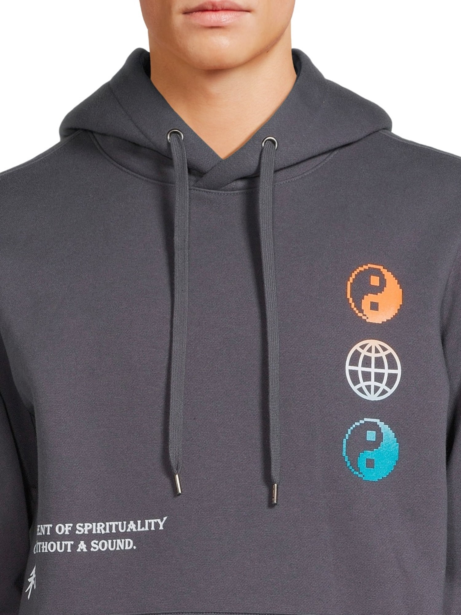 No Boundaries Men's and Big Men's Graphic Hoodie Sweatshirt, Sizes XS-5XL