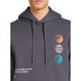 thumbnail image 4 of No Boundaries Men's and Big Men's Graphic Hoodie Sweatshirt, Sizes XS-5XL, 4 of 5