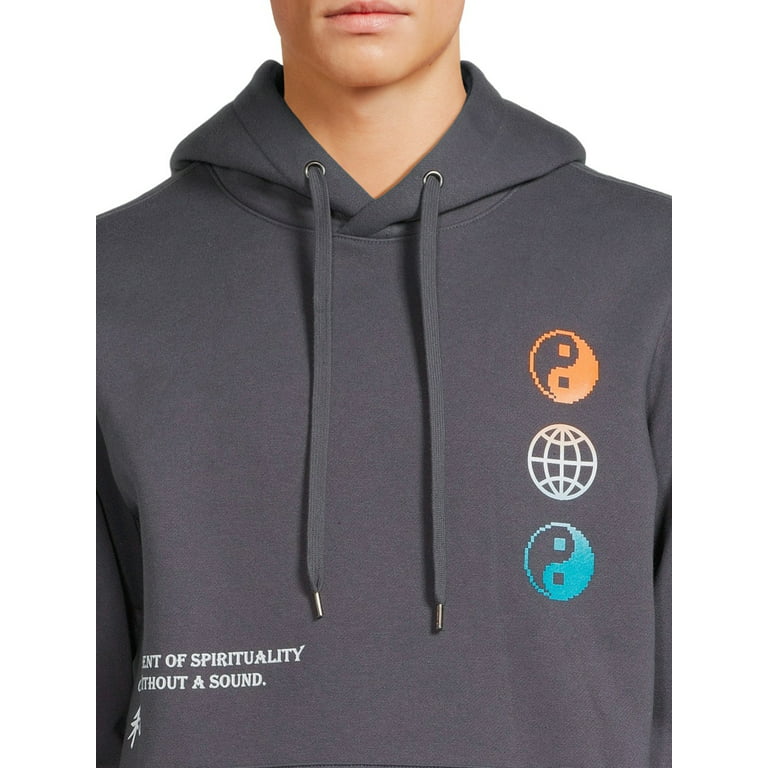 No Boundaries Men's and Big Men's Graphic Hoodie Sweatshirt, Sizes XS-5XL 