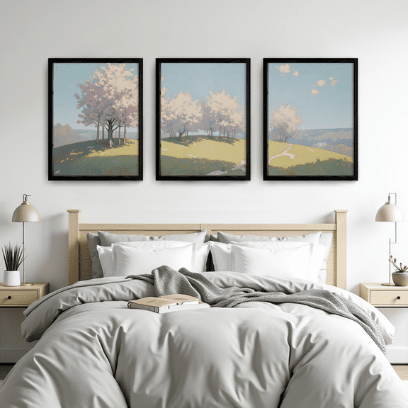 MAYEERTY Modern Abstract Wall Art Painting, Living Room Decor, Black MDF Frame, 7.87"x9.84"