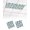 Cornflower BLue Beige, variant on Fluorescent Light Covers for Ceiling Lights 1 Pack, Blue Pumpkins Fall Magnetic Ceiling Light Covers 2x4 Feet for Classroom Office School, Watercolor Thanksgiving Overhead Drop Ceiling Light Shade