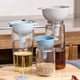 thumbnail image 2 of Embudos de cocina 4 en 1 para llenar botellas, con filtro colador desmontable, embudo de aceite de grado alimenticio sin BPA, adecuado para alimentos sólidos y líquidos, 2 of 5