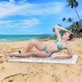thumbnail image 5 of Coolnut Beach Towels Flower Camping Towels Floral Leaf Plant Cartoon Sand Free Beach Towel, 30"x60" Large Beach Towels Quick Dry Bath Travel Towels Pool Yoga Beach Mat for Men Women, 5 of 6