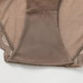 thumbnail image 6 of Seamless Cotton Underwear for Women Women's Lace Briefs Floral Sheer Mesh Bikini Panties Valentine's Day Casual Underwear Coffee XL, 6 of 7