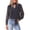 Black White Dot, variant on Women Chiffon Boho Blouses Dressy Casual Flowy Fall Tops, Long Sleeve V Neck Shirts with Tie, Elegant Date Night Outfit for Work Office, Going Out