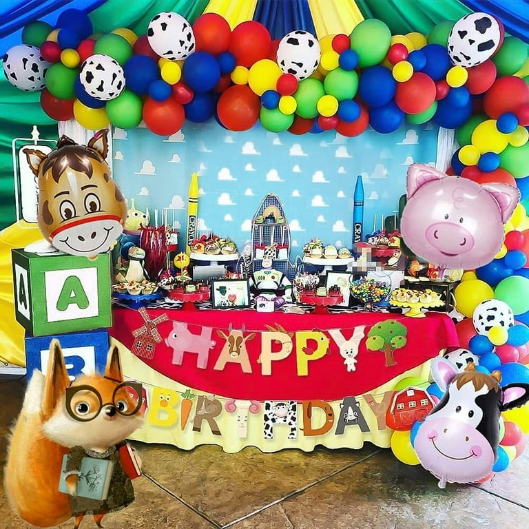 La Granja Zenon Birthday Party Decoration Balloon Banner Backdrop Cake  Topper Party Supplies Baby Shower - AliExpress
