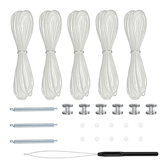 de reparación de sombra plisada para vehículos recreativos, cables de Hardware para remolque de viaje, plisados de día y noche Blanco