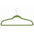 thumbnail image 1 of Velvet Anti-Slip Hangers - Green, 1 of 1