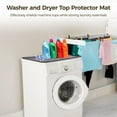 thumbnail image 2 of Washer and Dryer Top Protector Mat, Anti-slip Silicone Mat for Washing Machine Top Protection, Laundry Supplies Storage Tray, Laundry Room Accessory, 23.6" x 23.6" Gray, 2 of 6