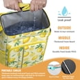 thumbnail image 2 of Travel Cooler Bag - Lemon Camping Beer Cooler Backpack with Bottle Opener- Waterproof Insulated Picnic Backpacks - Cooler Bag for Beach, 2 of 6