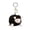 Black, variant on Lying Posture Sheep Plush Toy, Soft Stuffed Lamb Accessory, Decorative Animal Charm for Backpacks, Miniature Fluffy Sheep Figure, Home Ornament, Gray