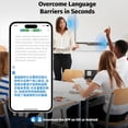 thumbnail image 5 of 2025 AI Language Translator Earbuds Real Time OWS 3-in-1 Translation Earphones 144 Languages & Accents Bluetooth 5.4 Headphones and Long Battery Life Ideal for Travel and Business Headsets, 5 of 7