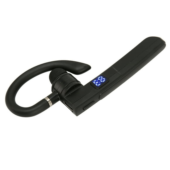 Wireless Earpiece, Type C Charging Noise Reduction Voice Control IPX7 Waterproof Wireless Earpiece Digital Display Single Ear For Sports For Women