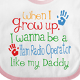 thumbnail image 4 of Inktastic Ham Radio Operator Like Daddy Boys or Girls Baby Bib, 4 of 4