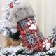 thumbnail image 3 of Inteprter Medias navideñas, calcetines de copo de nieve, colgante colgante para el hogar, contenedor de decoración de dulces de gran capacidad, Kits de decoración para fiestas Dios pata, 3 of 6