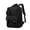 Black, variant on Classic Solid Color Backpack with Front Zipper Accessory Pocket Padded Shoulder Straps for Work, Office, Gym, Sports, Travel