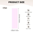 thumbnail image 3 of Uxcell 4 Hojas de Vinilo Puff 3D para Transferencia de Calor 12x3.4 Pulgadas Rosa Claro para Camisetas y Proyectos de Tela DIY, 3 of 7