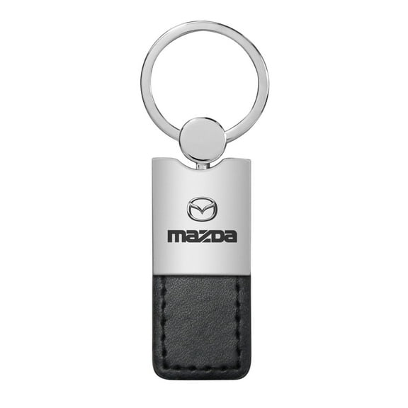 Mazda Leather Key Ring (Black)