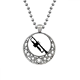thumbnail image 1 of Colliers Pendentif Musique Classique Corne Vitalité Sons Lune Rétro Étoiles Bijoux, 1 of 3