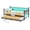 Black, variant on Heavy Duty Metal Daybed with Pop-Up Trundle, Charging Station & LED Lights, Multi-Functional Twin Size Sofa Bed for Bedroom, Living Room, Apartment, Small Spaces