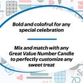 thumbnail image 4 of Great Value Birthday Party Candle, Multicolor, Number 1, 4 of 7