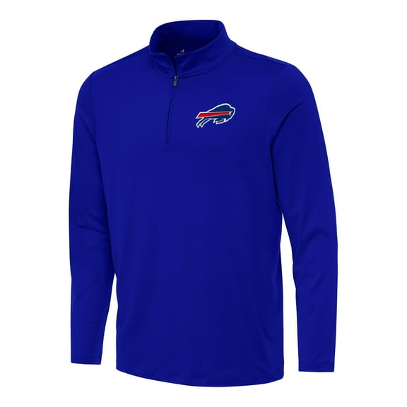 Men's Antigua Royal Buffalo Bills Reprocess Quarter-Zip Top
