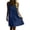 Navy, variant on Lovzfmll Casual Linen Blend Shift Maxi Dress for Women, Loose V Neck Short Sleeve Dress Black, XL