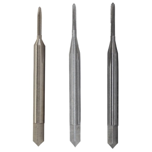 Set de grifos Drill America DWT60708 #6 -32 UNC HSS Izquierda 3 flautas