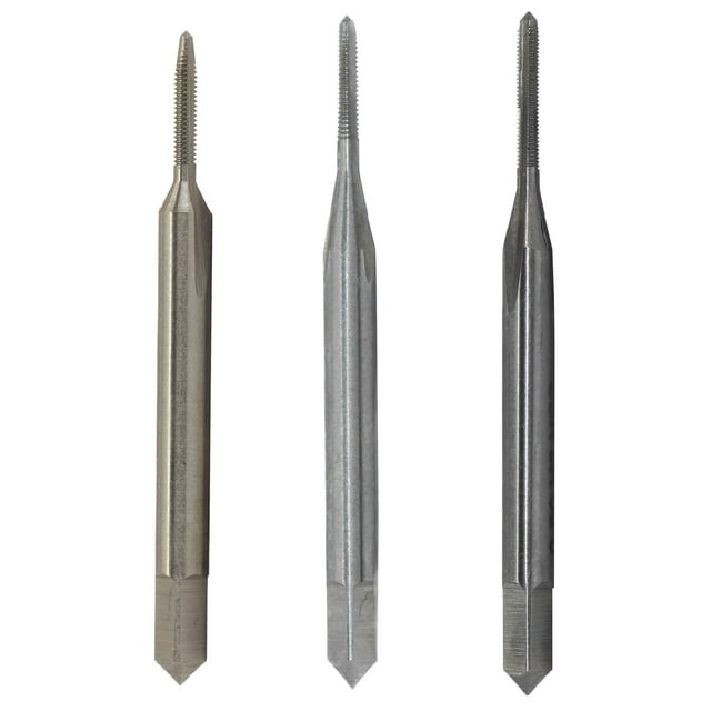 Set de grifos Drill America DWT60708 #6 -32 UNC HSS Izquierda 3 flautas