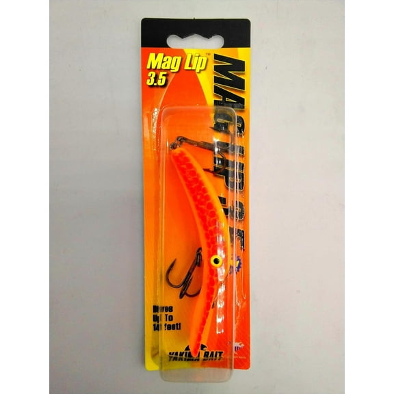 Yakima Bait Mag Lip 3.5 Fishing Lure, Egg Fluorescent, 9581U EFL