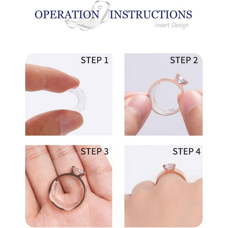 Ring Size Adjusters Set For Loose Rings 10 Sizes 2 Styles - Temu
